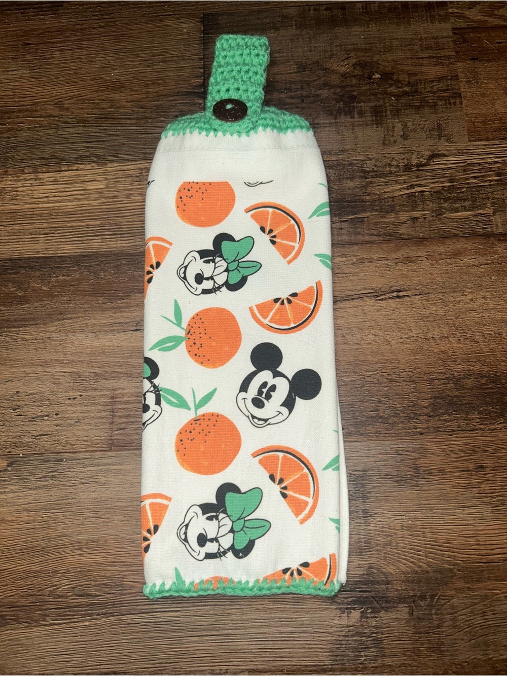 Mickey and Minnie Mouse Citrus Hanging Towel